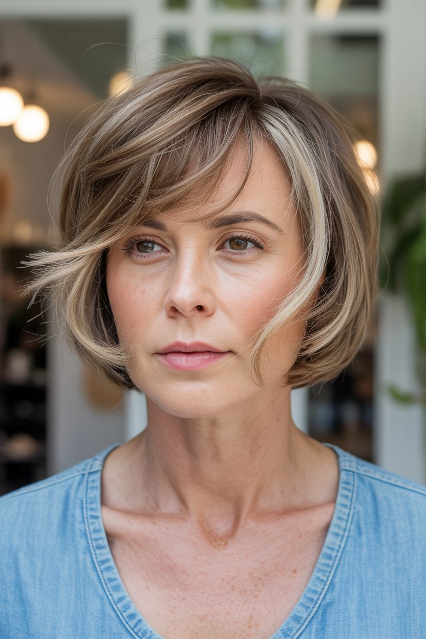 25 choppy bob hairstyles for over 60 That Feel Fresh and Youthful - image 3