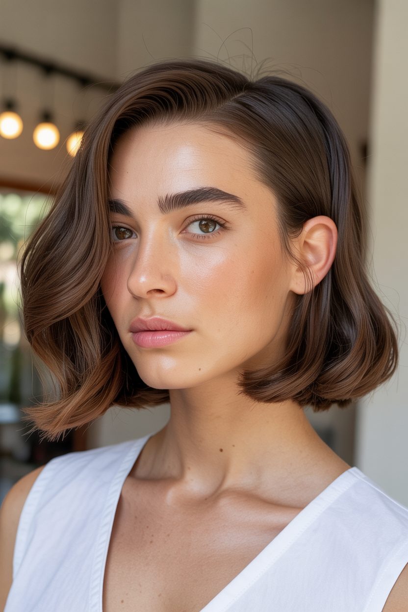 23 Short bob hairstyles for thin fine hair with a round face That Look Flattering - image 3