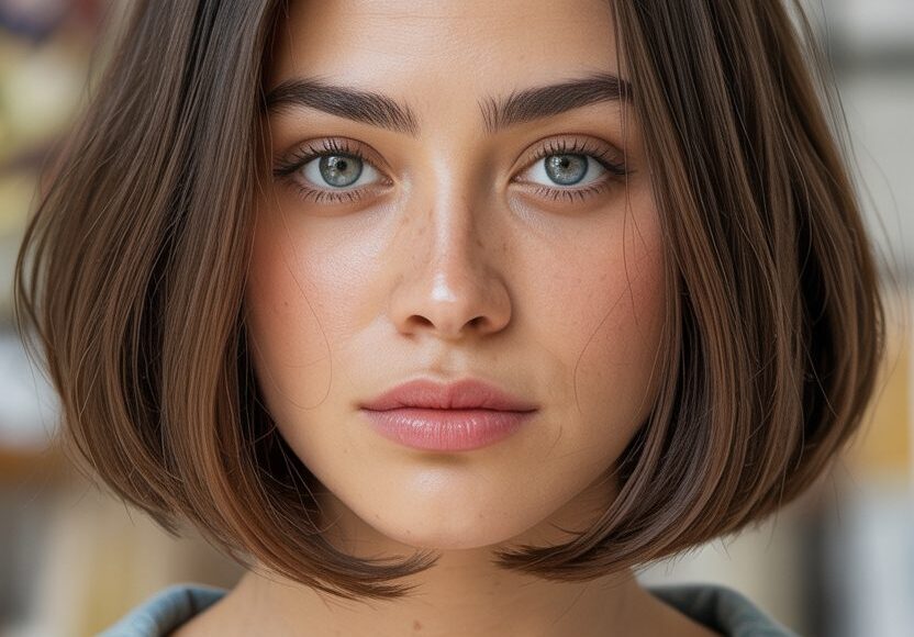 23 Short bob hairstyles for thin fine hair with a round face That Look Flattering - Featured Image
